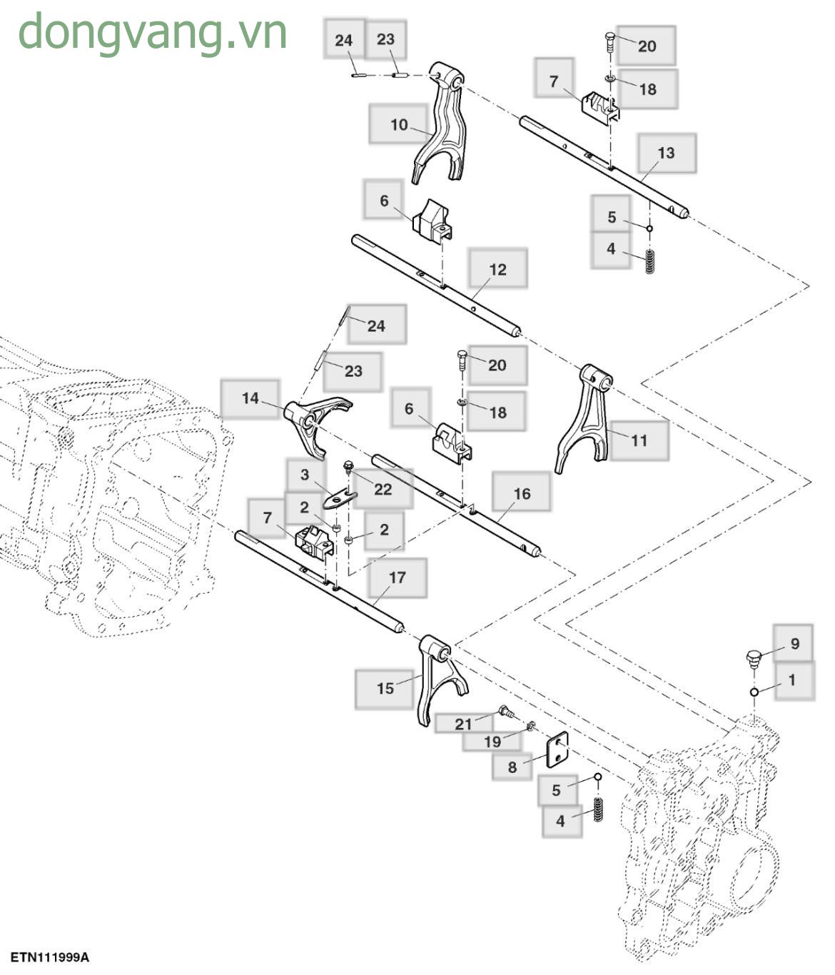 Countershaft Shifter - ST767087